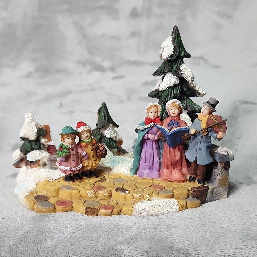 Rite Aid Christmas Carolers Figurine 5" Tall 6" Wide